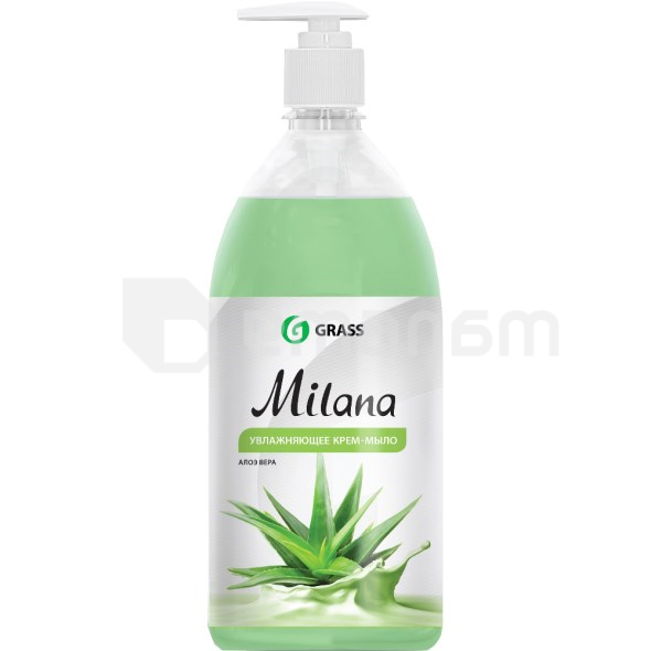 თხევადი კრემ-საპონი Grass "Milana" ალოე ვერა 1 ლ