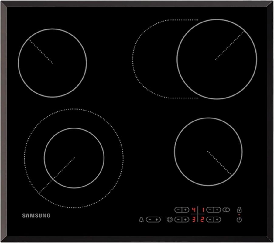 გაზქურის ზედაპირი 4 ელექტრო - SAMSUNG - NZ64T3516BK/WT