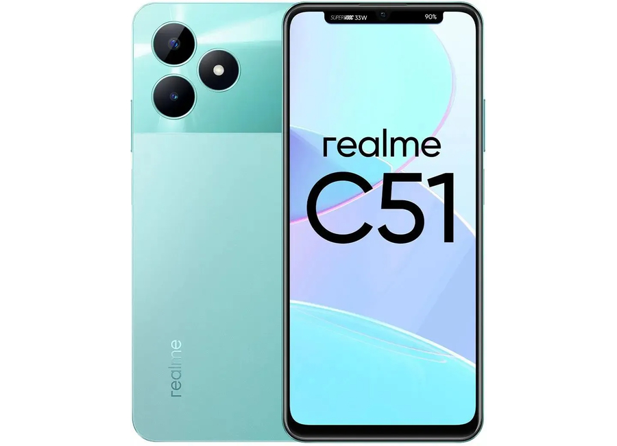 смартфон realme c51 4 128 гб